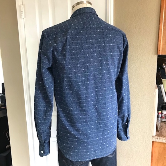 SATURDAYS NYC Heavyweight Cotton Twill 2-Pocket Overshirt NWOT/sz M - Picture 11 of 14